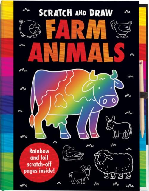 Vorderes Coverbild Scratch and Draw Farm Animals - Scratch Art Activity Book