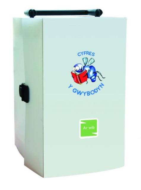 Vorderes Coverbild Cyfres y Gwybodyn: Ar Wib