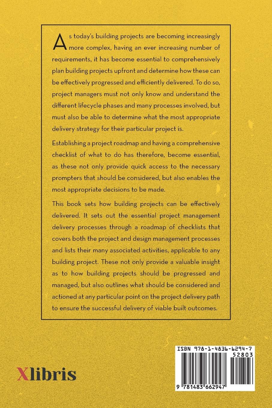 Rückseitencover The Project Manager's Checklist for Building Projects