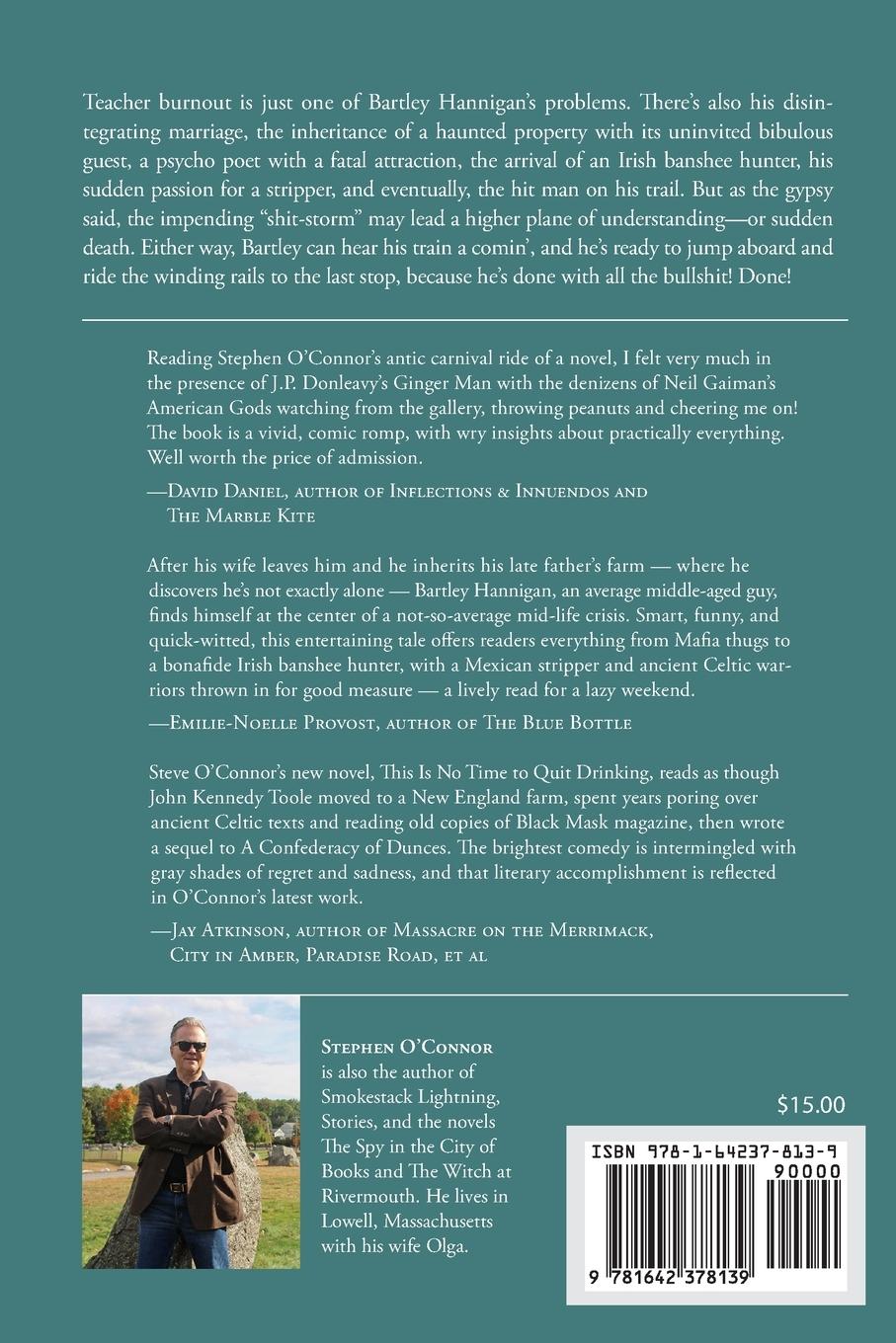 Rückseitencover This Is No Time to Quit Drinking