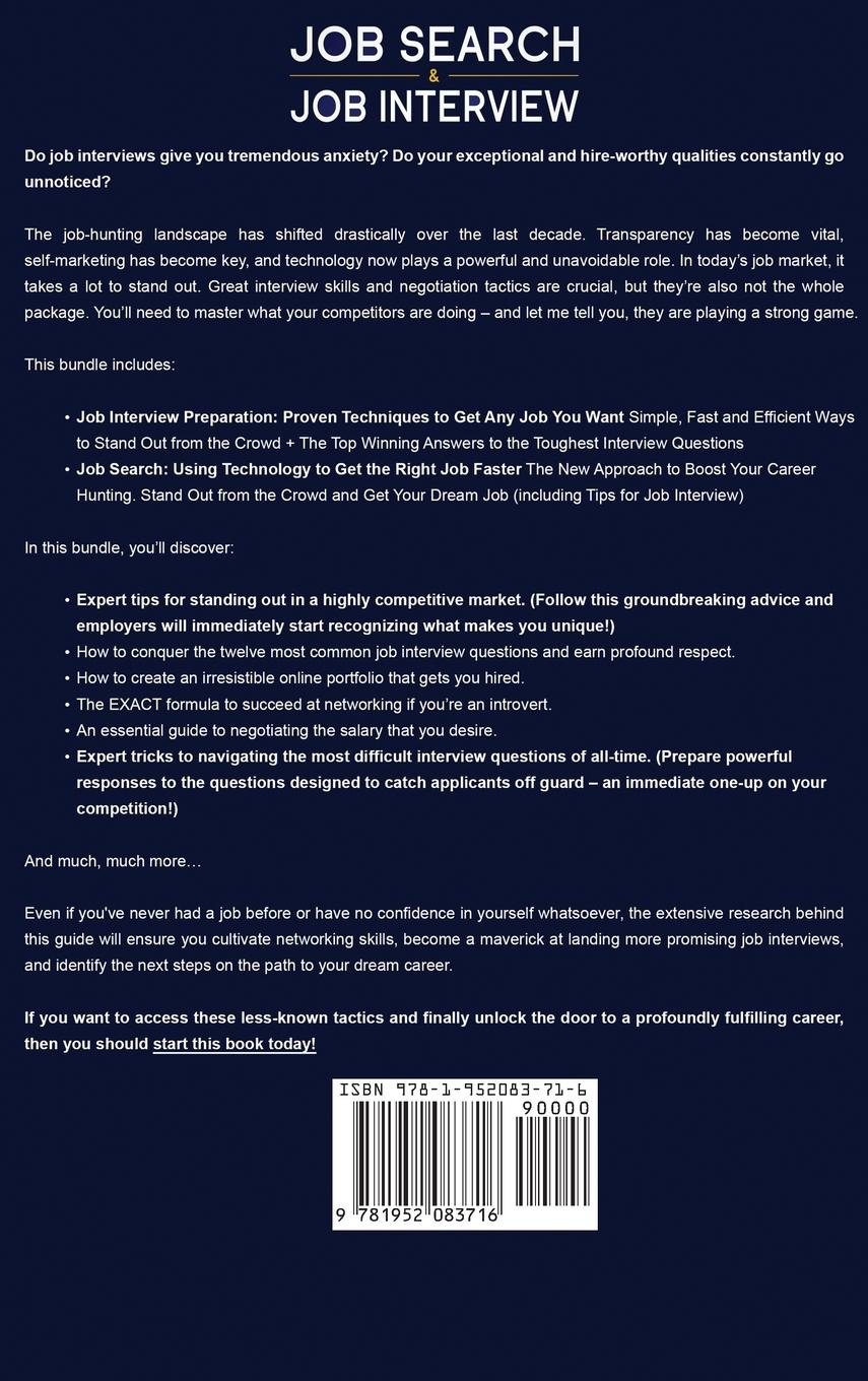 Rückseitencover Job Search and Job Interview