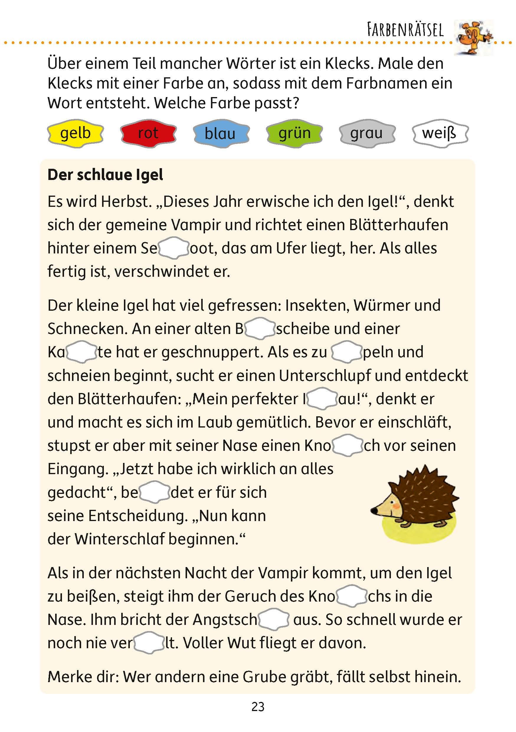 Beispielinhalt (Bild) Rätselblock ab 9 Jahre - Band 2