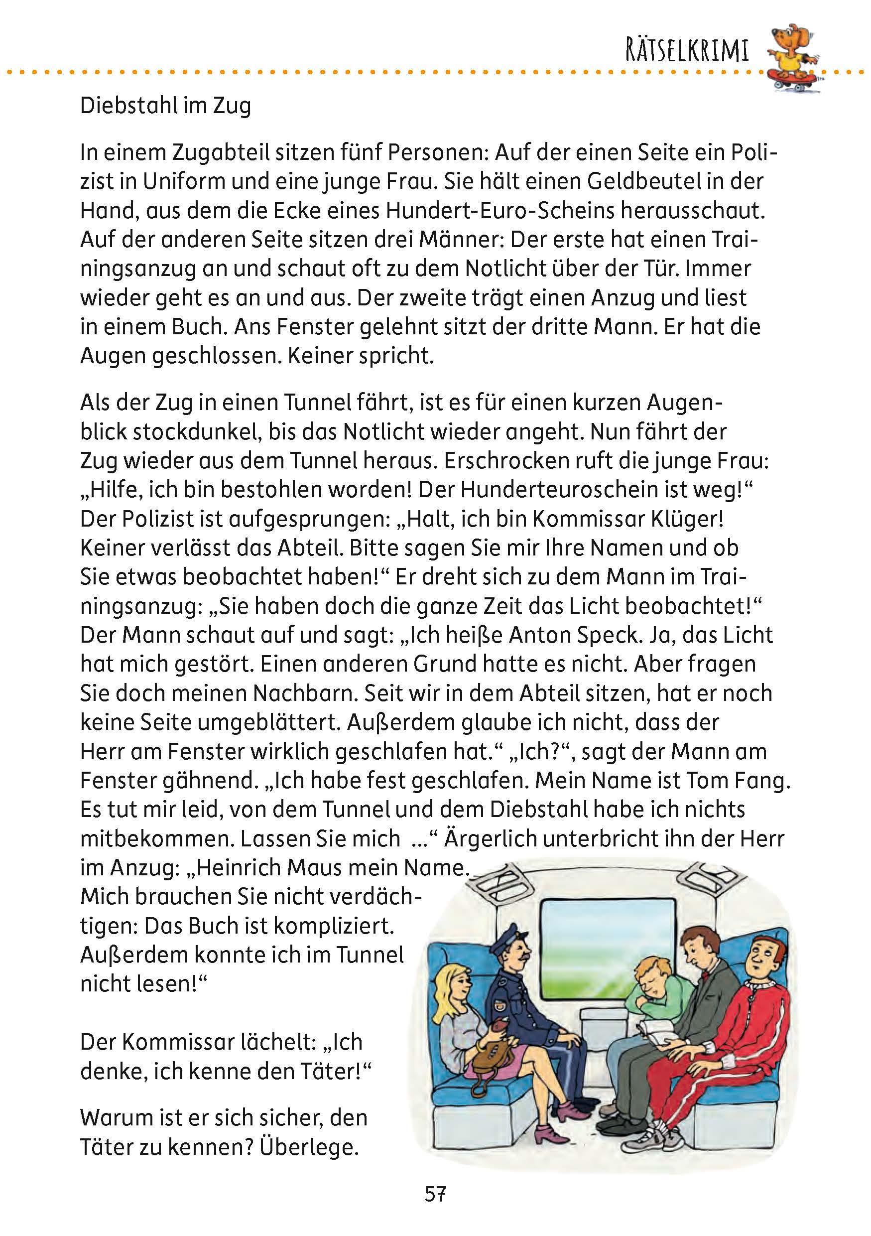 Beispielinhalt (Bild) Rätselblock ab 9 Jahre - Band 2