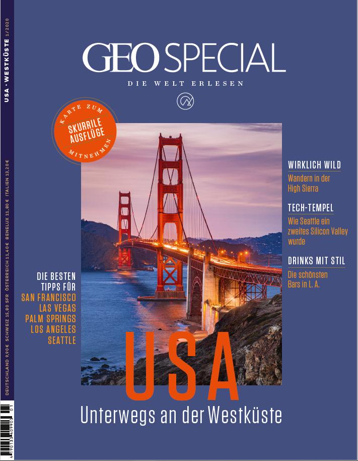 Vorderes Coverbild GEO Special / GEO Special 01/2020 - USA - Unterwegs an der Westküste