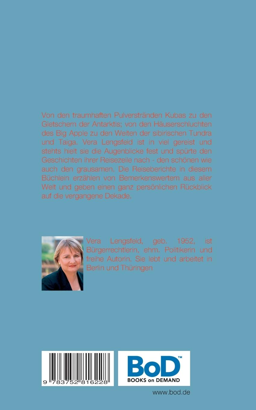 Rückseitencover Notizen von unterwegs