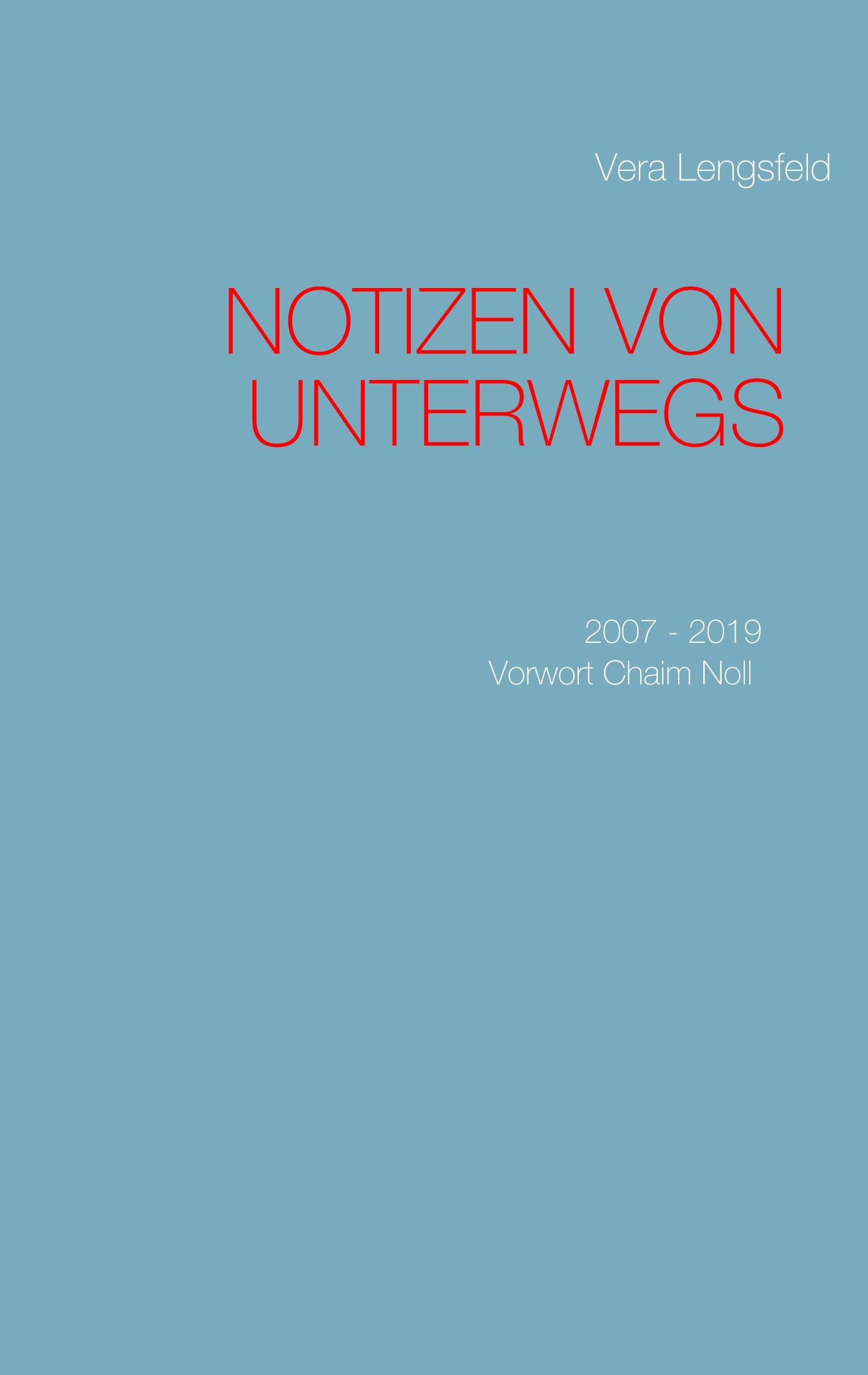 Vorderes Coverbild Notizen von unterwegs