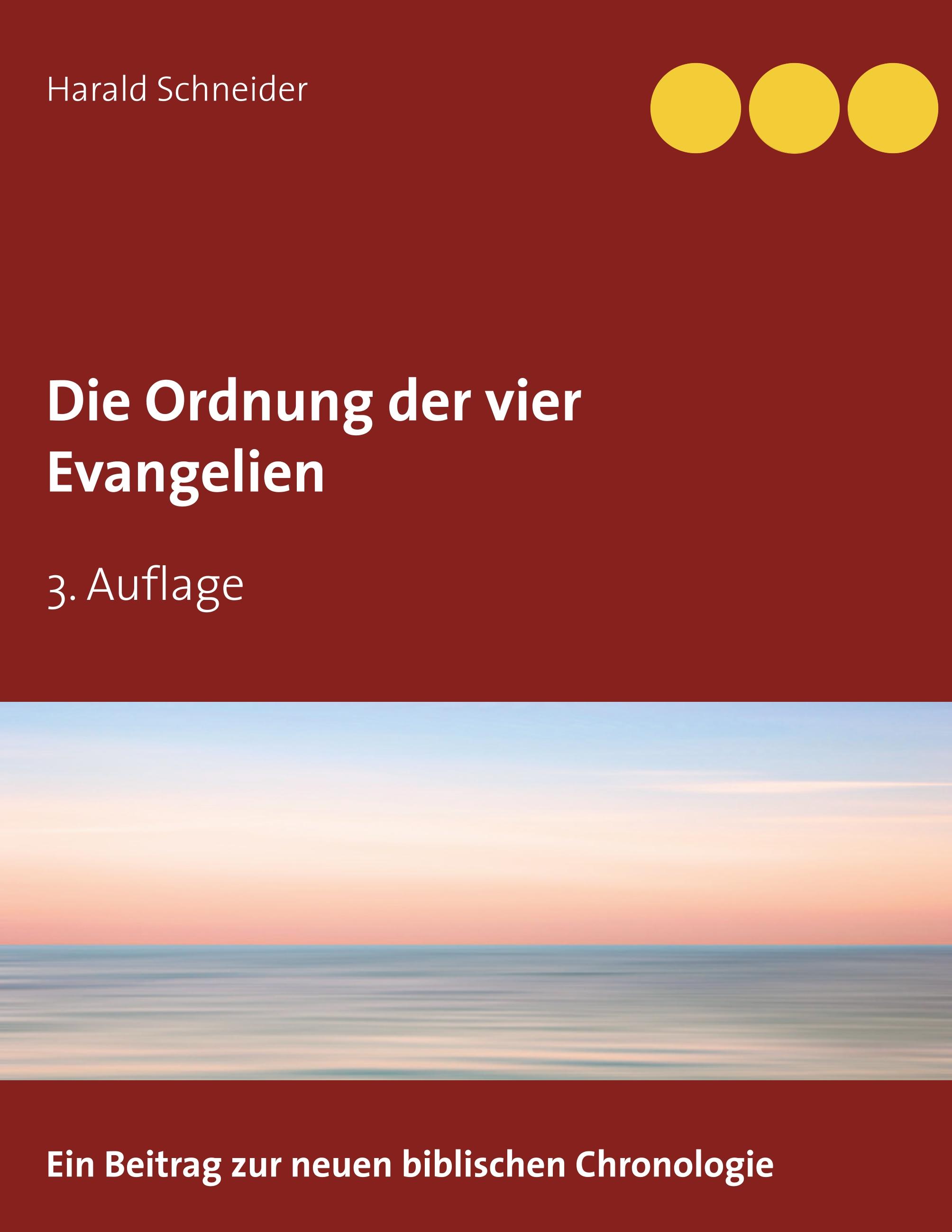 Vorderes Coverbild Die Ordnung der vier Evangelien