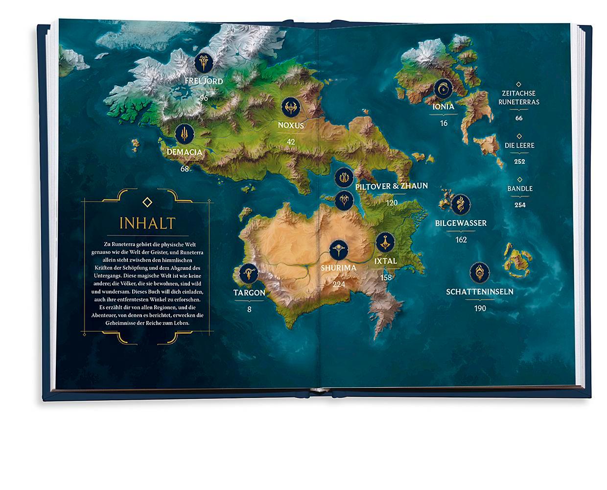 Beispielinhalt (Bild) League of Legends. Die Reiche von Runeterra