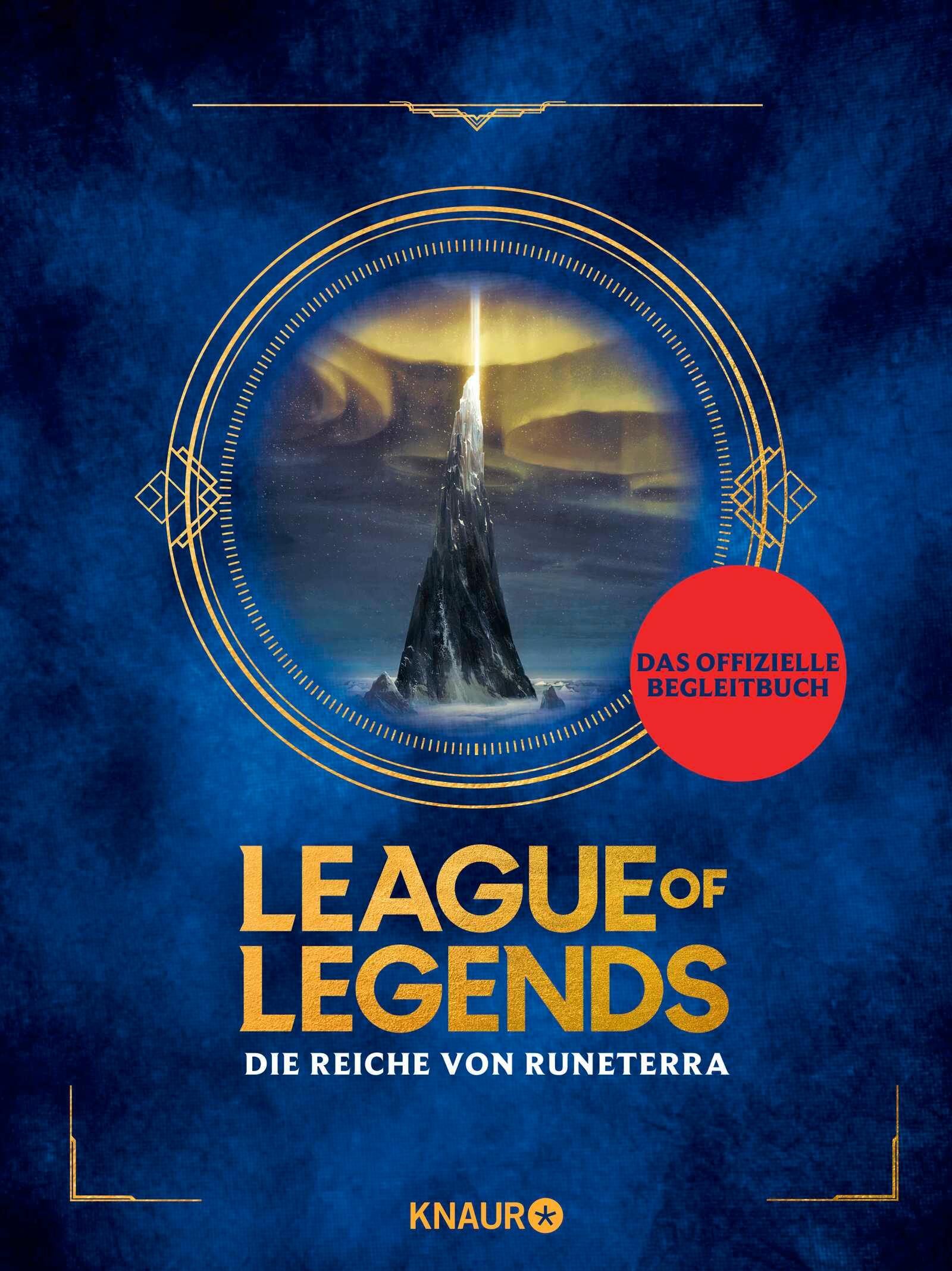 Vorderes Coverbild League of Legends. Die Reiche von Runeterra