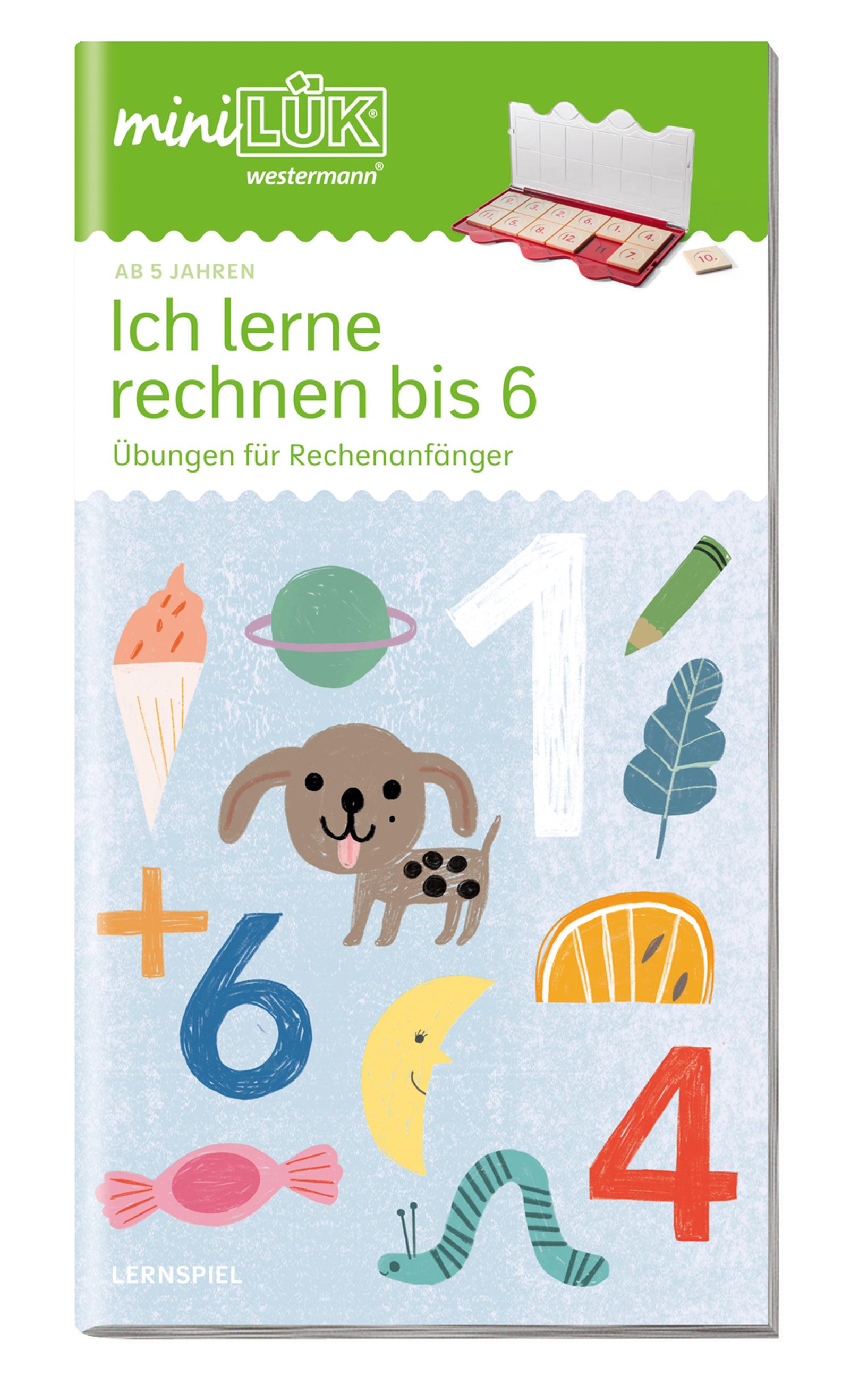 Vorderes Coverbild miniLÜK. Vorschule - Mathematik: Ich lerne rechnen bis 6
