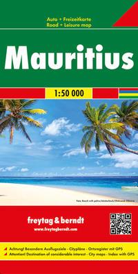Vorderes Coverbild Mauritius - Rodrigues, Autokarte 1:50.000
