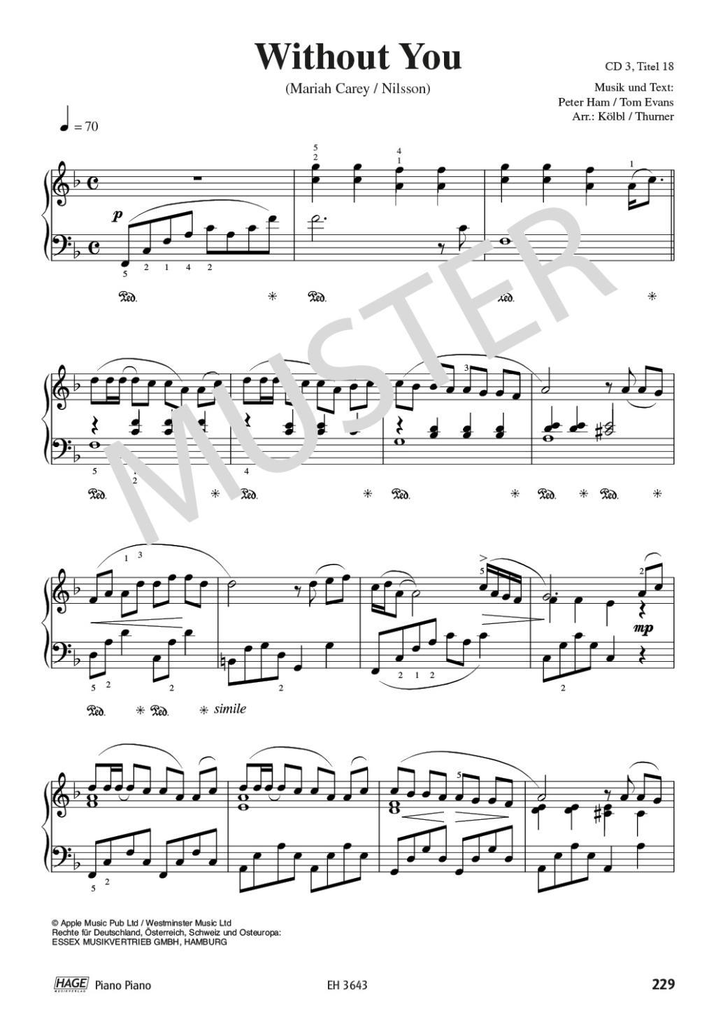 Beispielinhalt (Bild) Piano, Piano