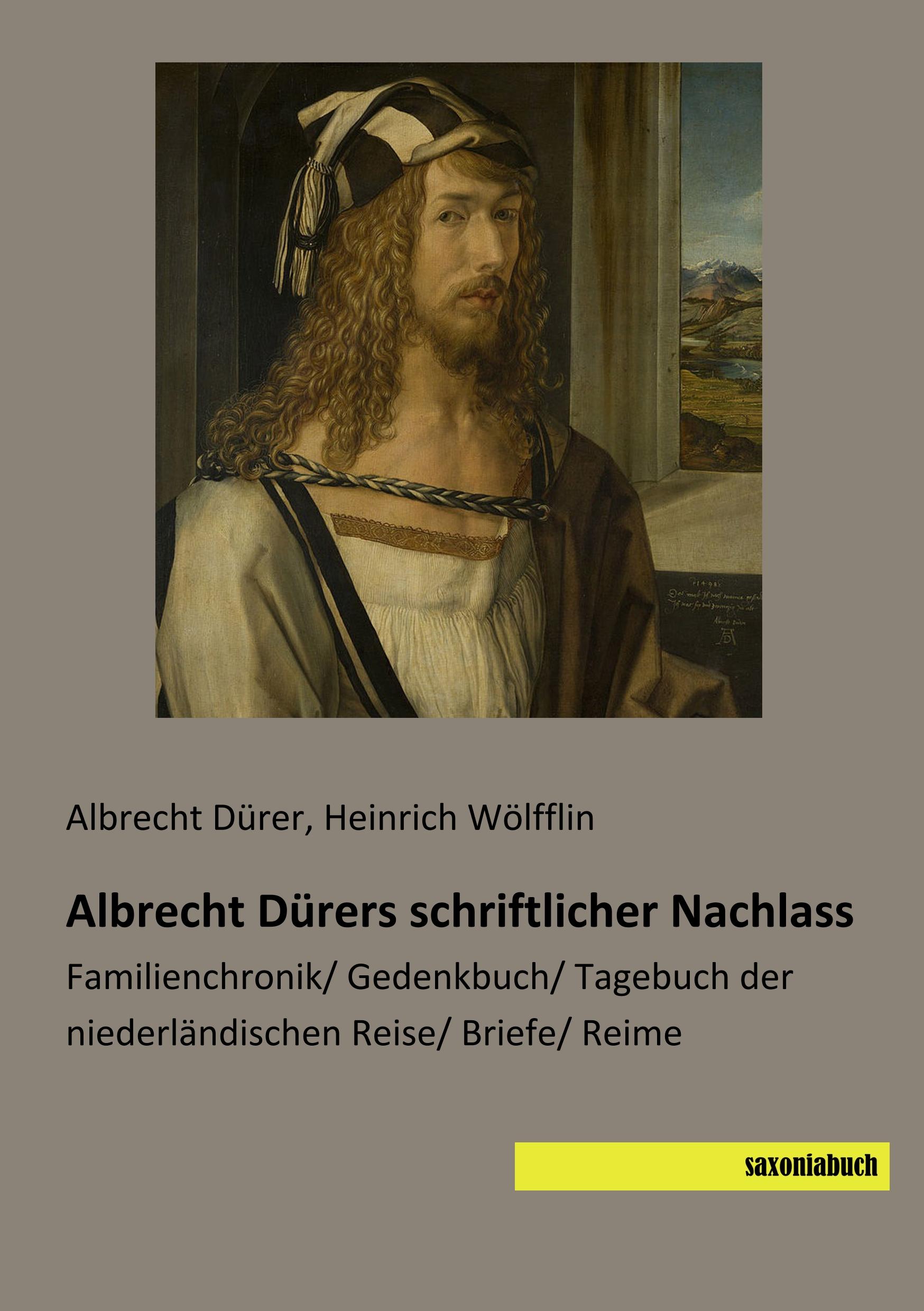 Vorderes Coverbild Albrecht Dürers schriftlicher Nachlass