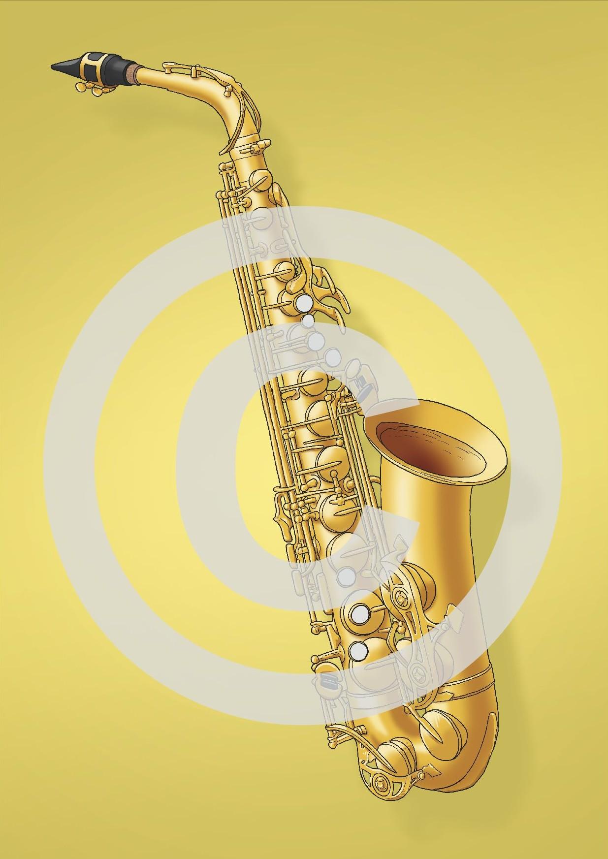 Beispielinhalt (Bild) Musikinstrumente auf Karten