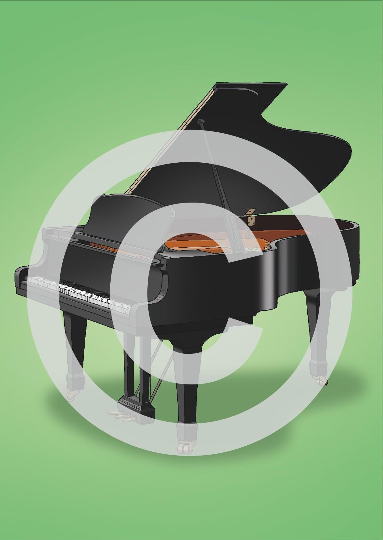 Beispielinhalt (Bild) Musikinstrumente auf Karten