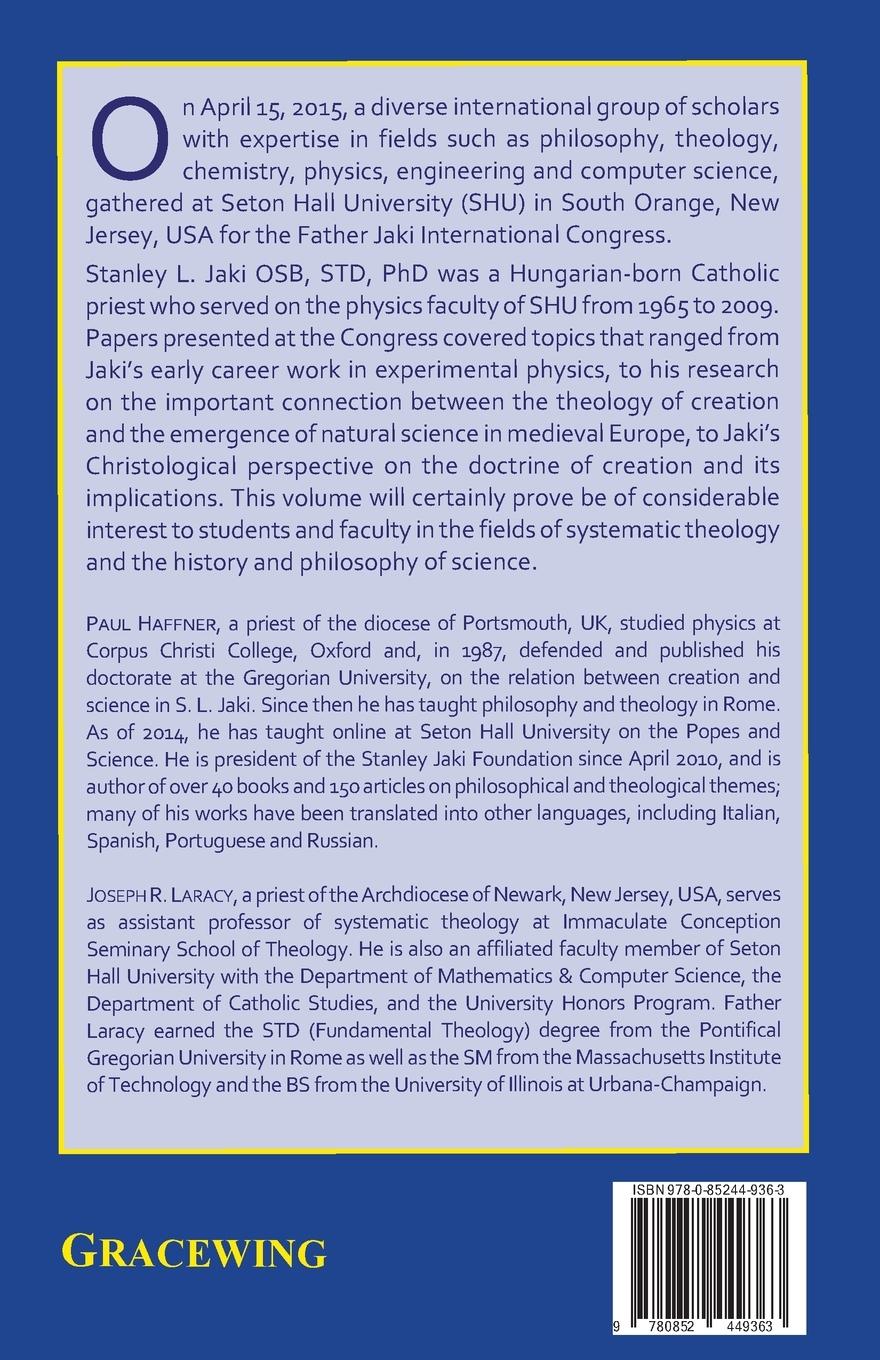 Rückseitencover Stanley Jaki Foundation International Congress 2015
