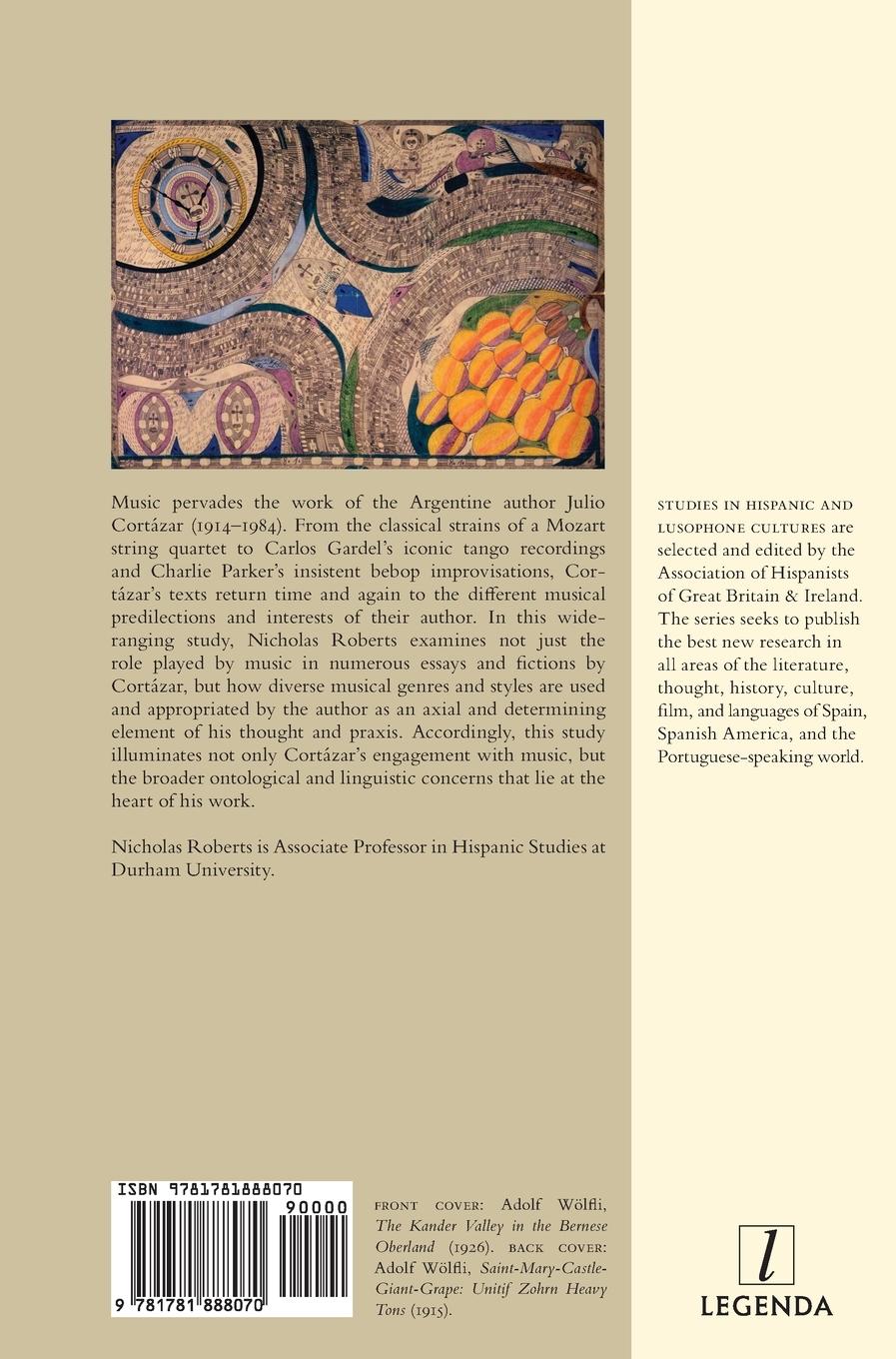 Rückseitencover Cortázar and Music