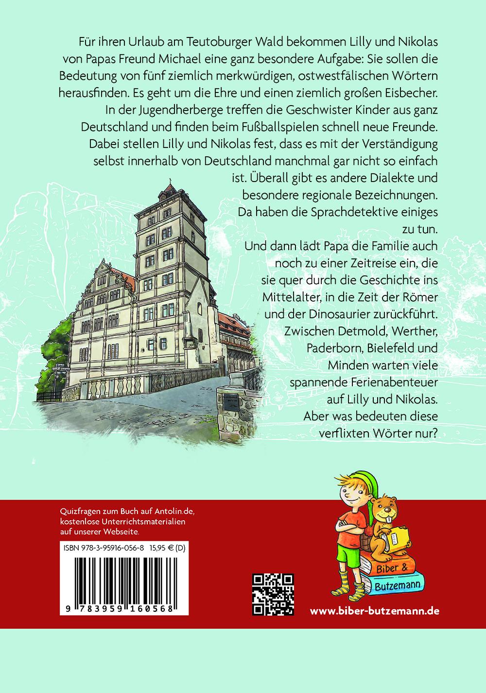 Rückseitencover Abenteuer am Teutoburger Wald