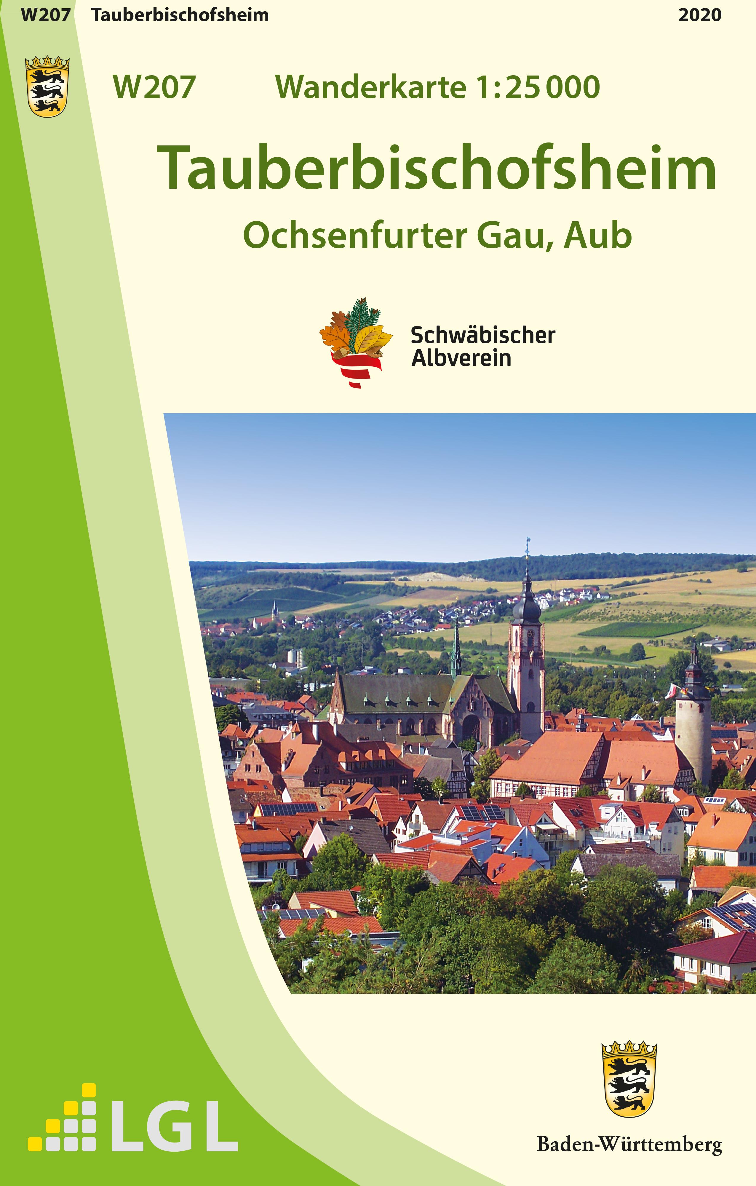 Vorderes Coverbild Tauberbischofsheim 1 : 25 000