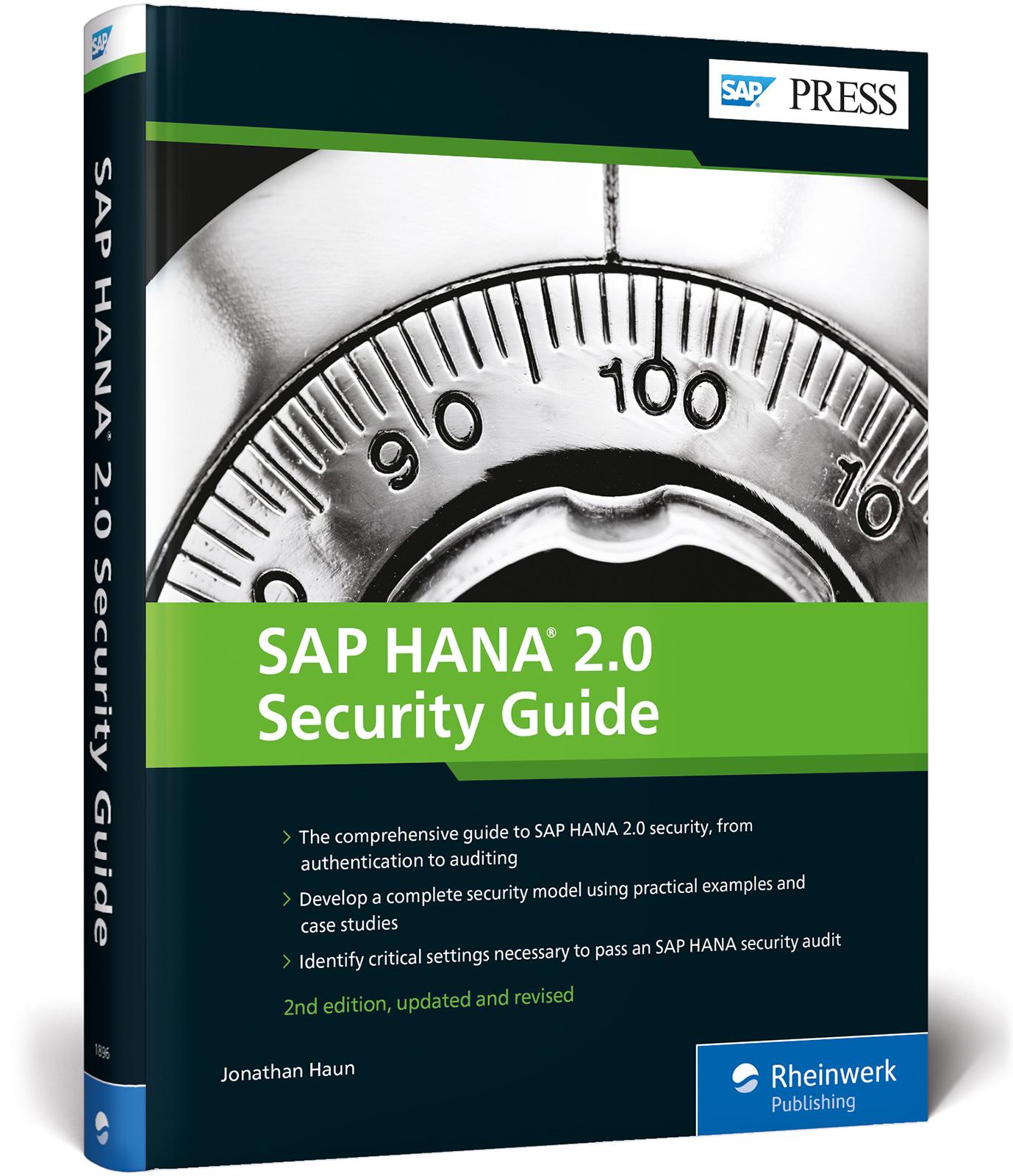 Vorderes Coverbild SAP Hana 2.0 Security Guide