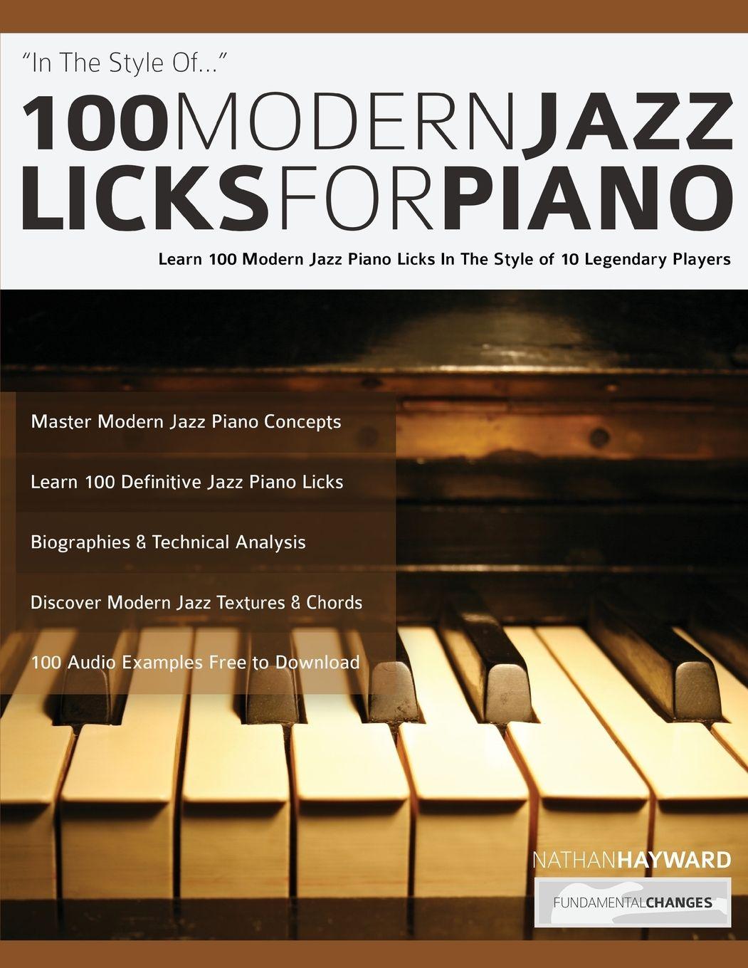 Vorderes Coverbild 100 Modern Jazz Licks For Piano