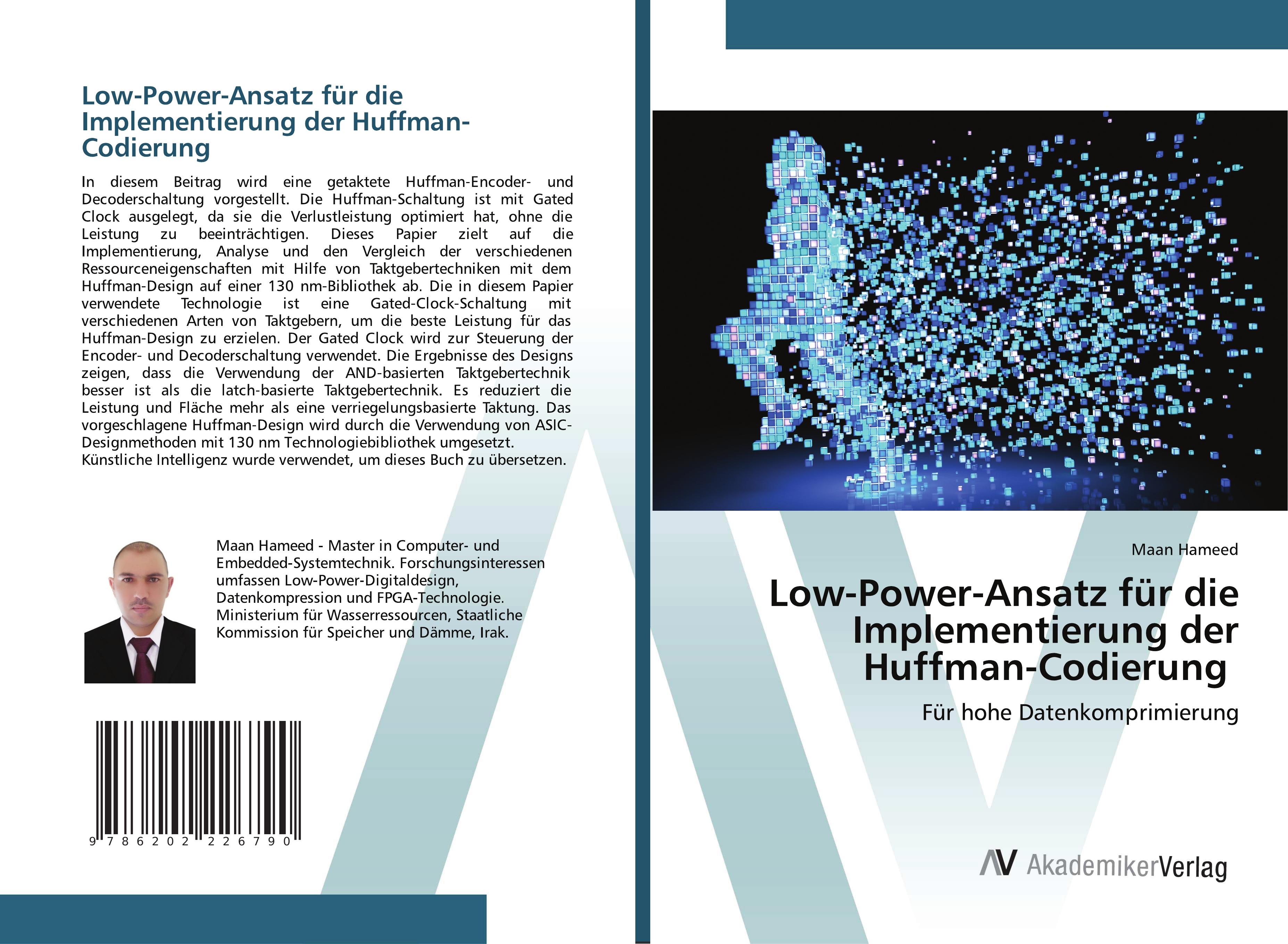 Vorderes Coverbild Low-Power-Ansatz für die Implementierung der Huffman-Codierung