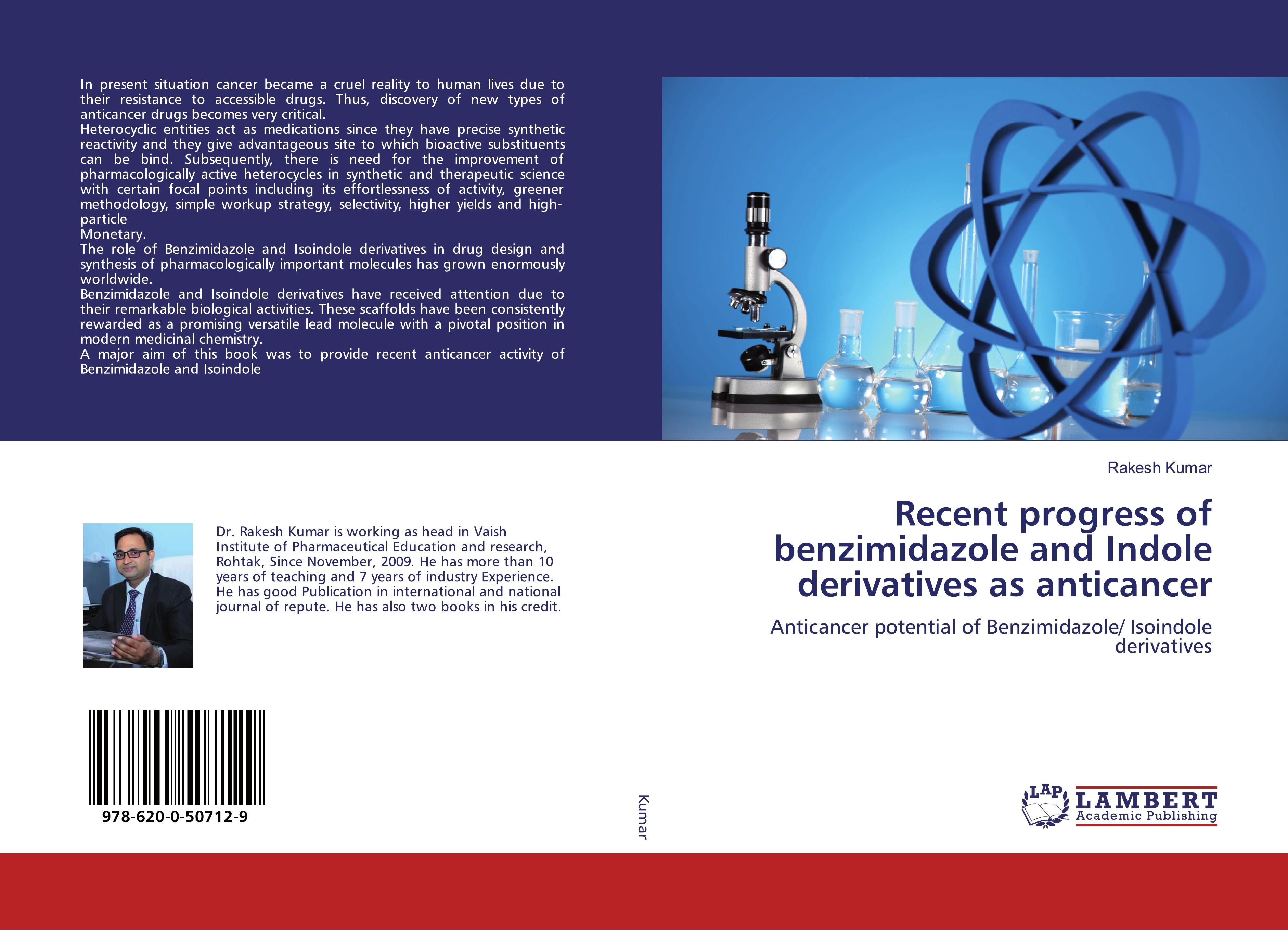 Vorderes Coverbild Recent progress of benzimidazole and Indole derivatives as anticancer