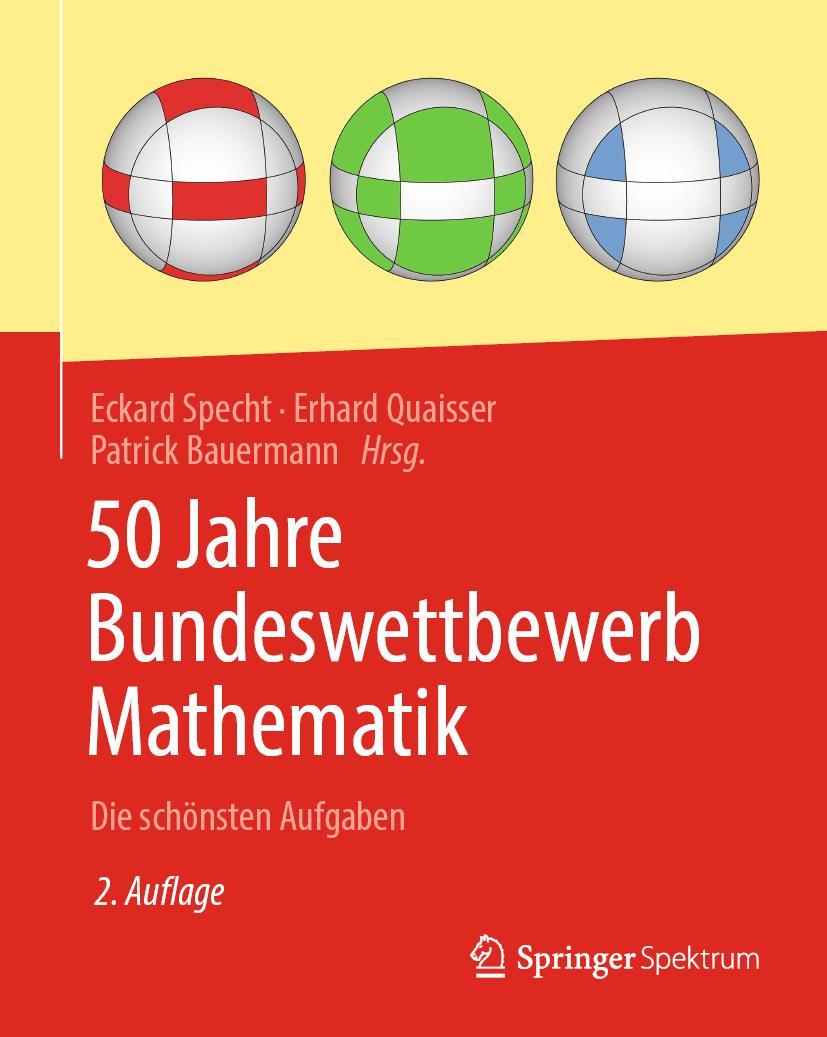 Vorderes Coverbild 50 Jahre Bundeswettbewerb Mathematik