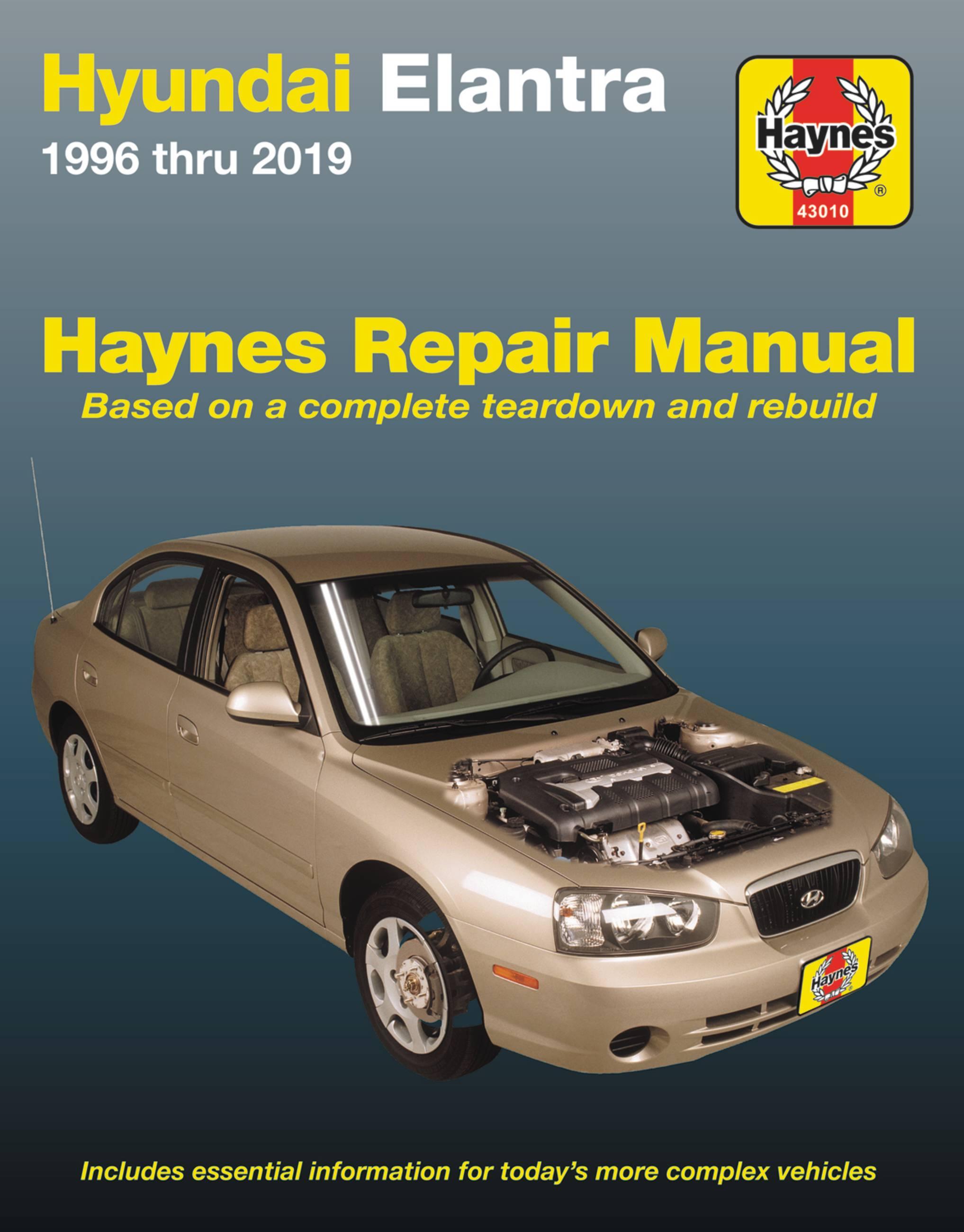 Vorderes Coverbild Hyundai Elantra (1996-2019) (USA)