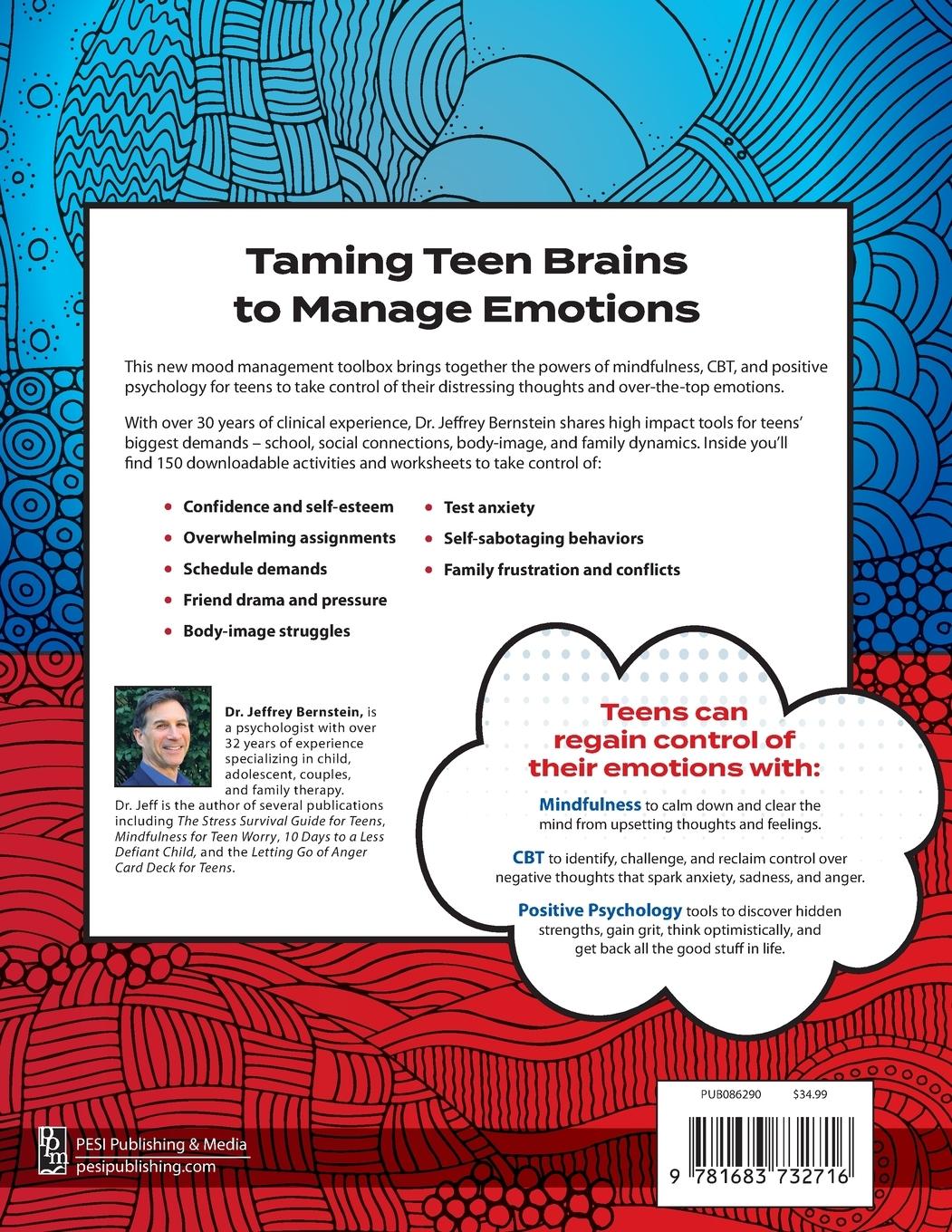 Rückseitencover Anxiety, Depression & Anger Toolbox for Teens