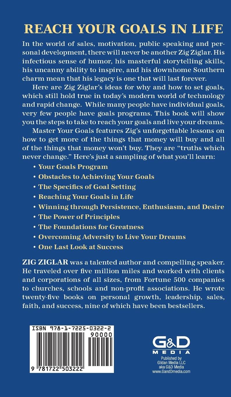 Rückseitencover Master Your Goals