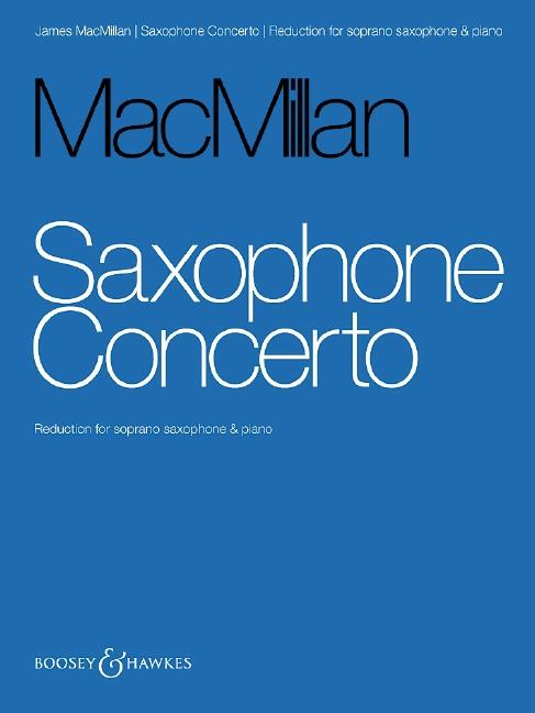 Vorderes Coverbild Saxophone Concerto: Reduction for Soprano Saxophone and Piano