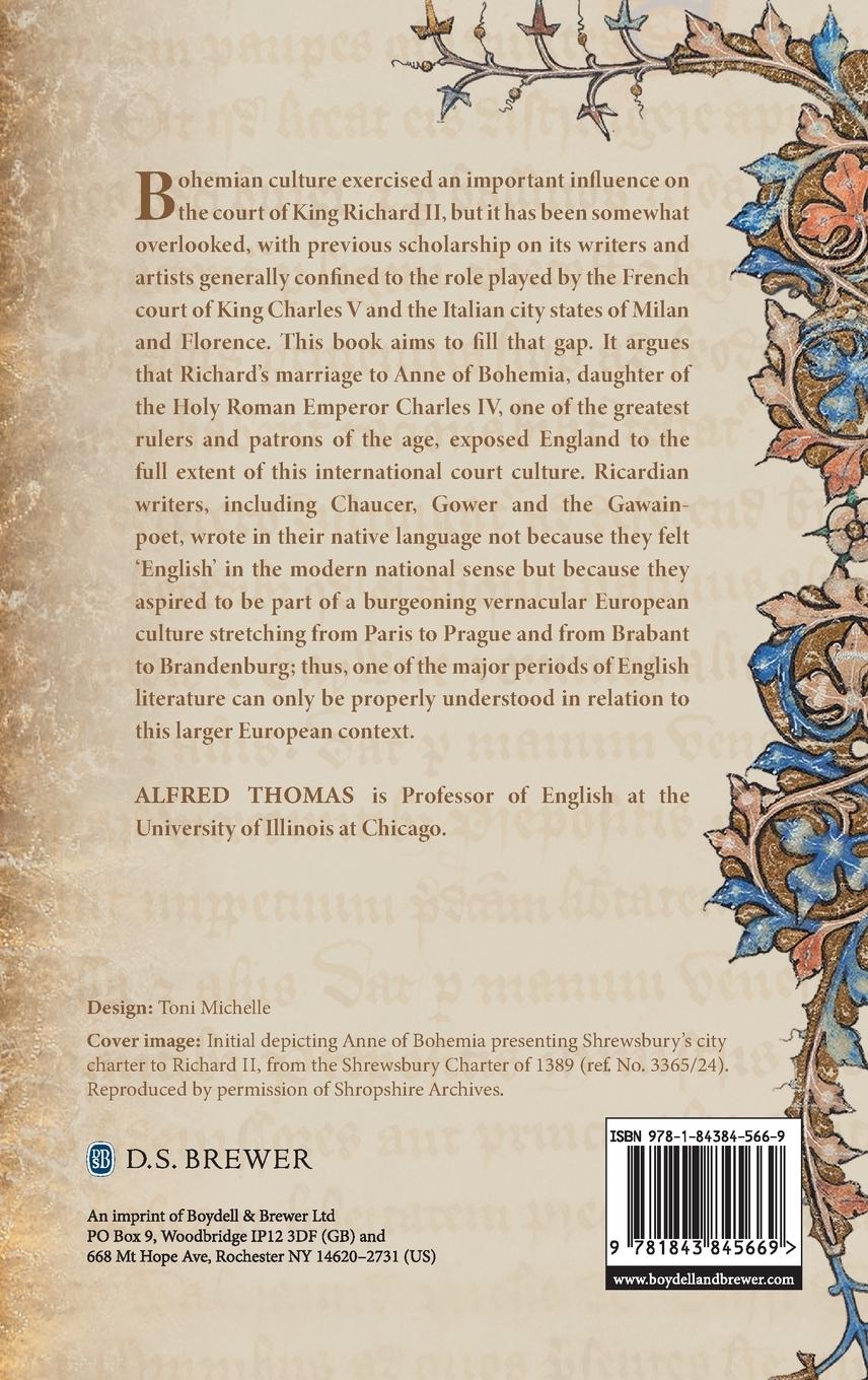 Rückseitencover Court of Richard II and Bohemian Culture