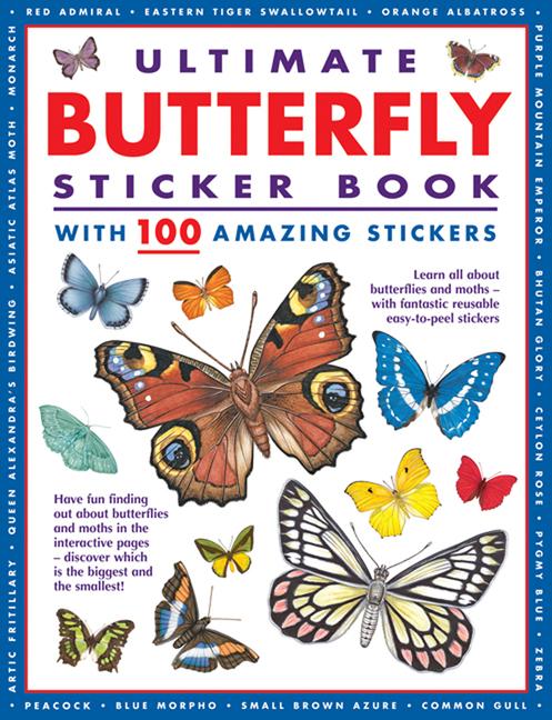 Vorderes Coverbild Ultimate Butterfly Sticker Book with 100 Amazing Stickers