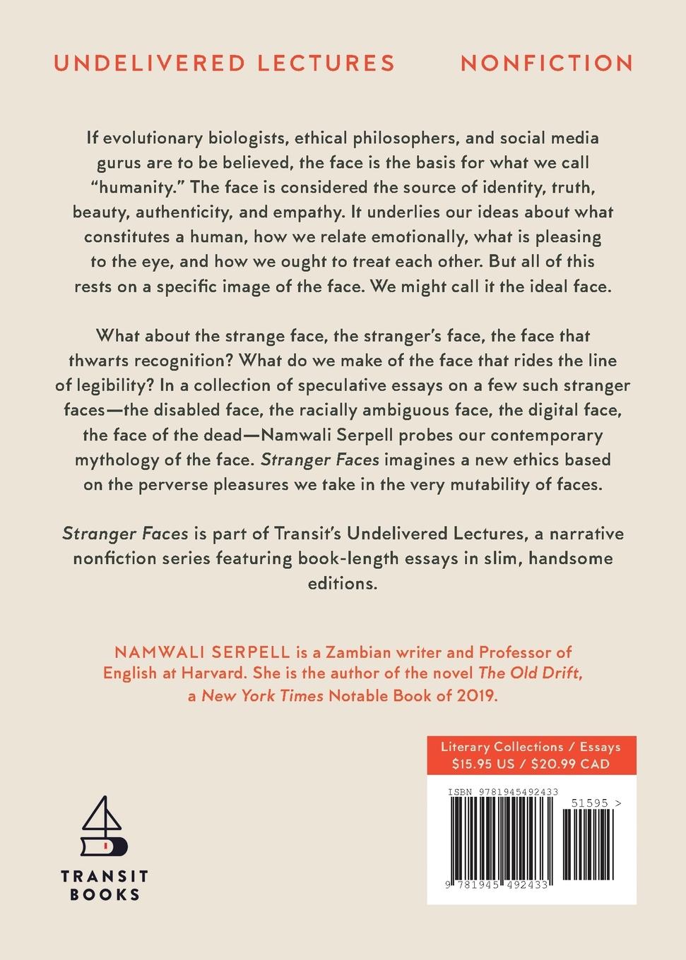 Rückseitencover Stranger Faces