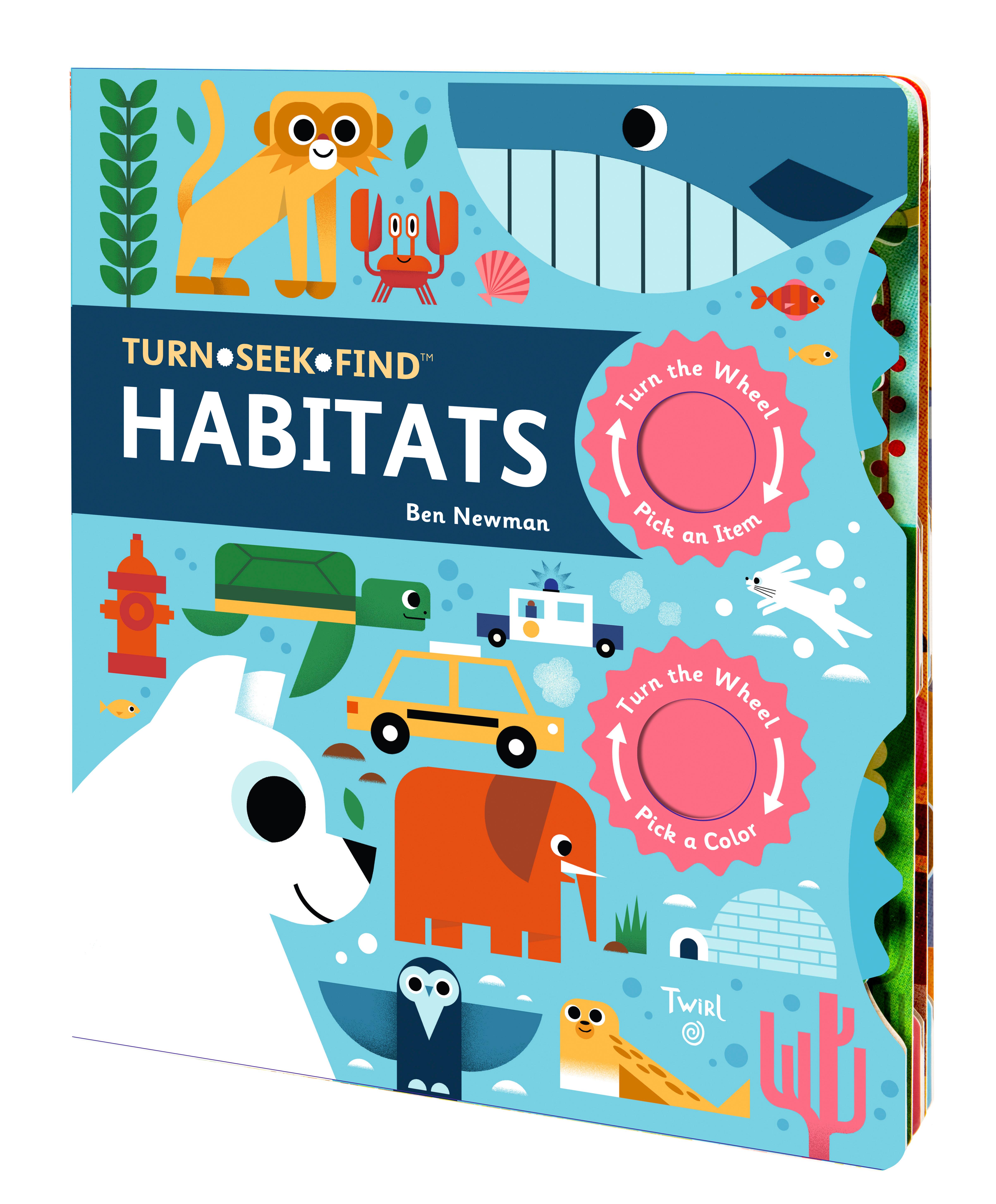 Vorderes Coverbild Turn Seek Find: Habitats