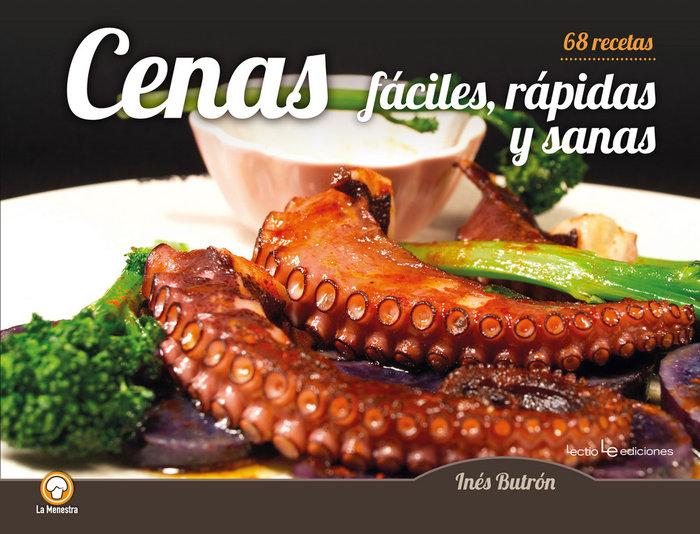 Vorderes Coverbild Cenas fáciles, rápidas y sanas : 68 recetas