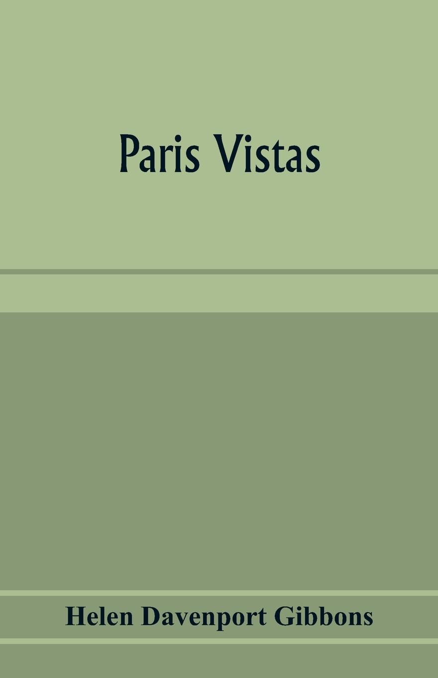 Vorderes Coverbild Paris Vistas