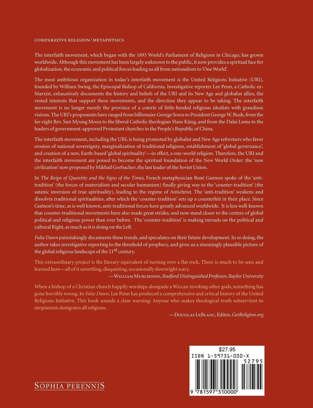 Rückseitencover False Dawn