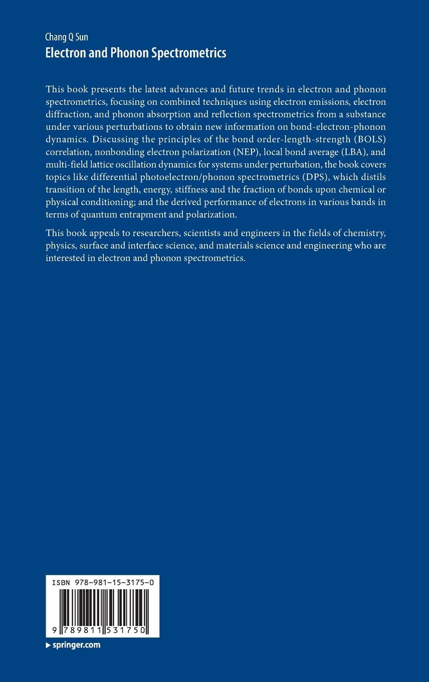Rückseitencover Electron and Phonon Spectrometrics