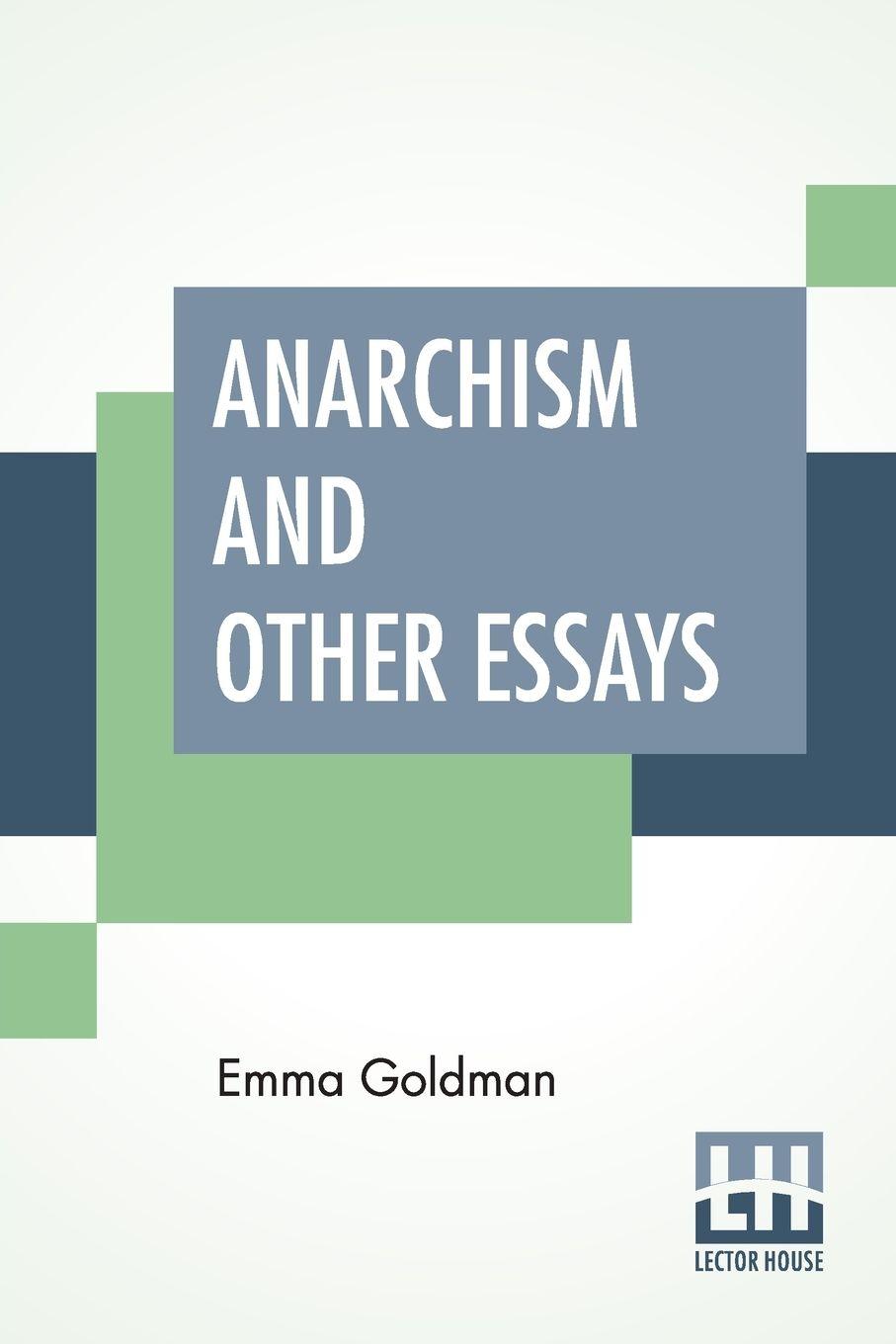 Vorderes Coverbild Anarchism And Other Essays