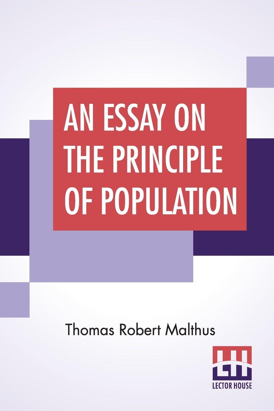 Vorderes Coverbild An Essay On The Principle Of Population
