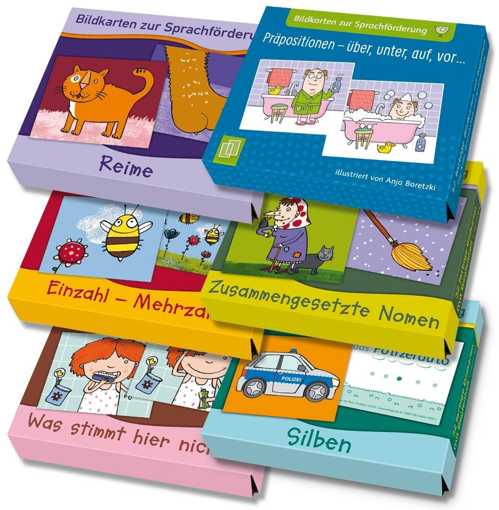 Vorderes Coverbild Bildkarten zur Sprachförderung '19 Paket