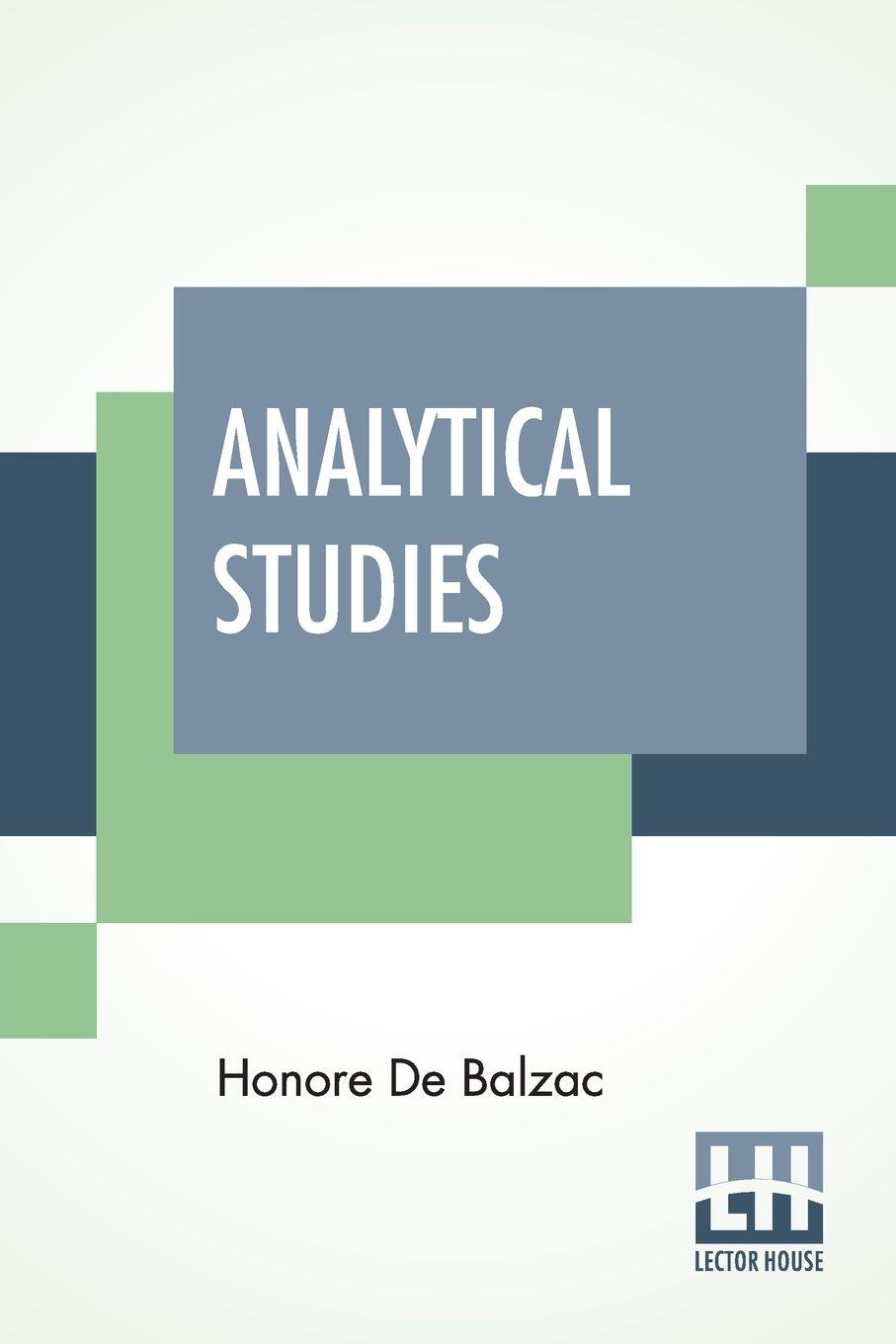 Vorderes Coverbild Analytical Studies