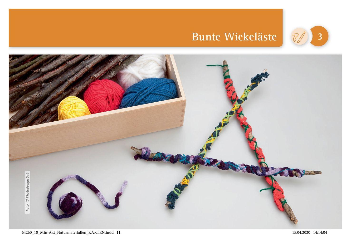 Beispielinhalt (Bild) 10-Minuten-Aktivierungen mit Naturmaterialien