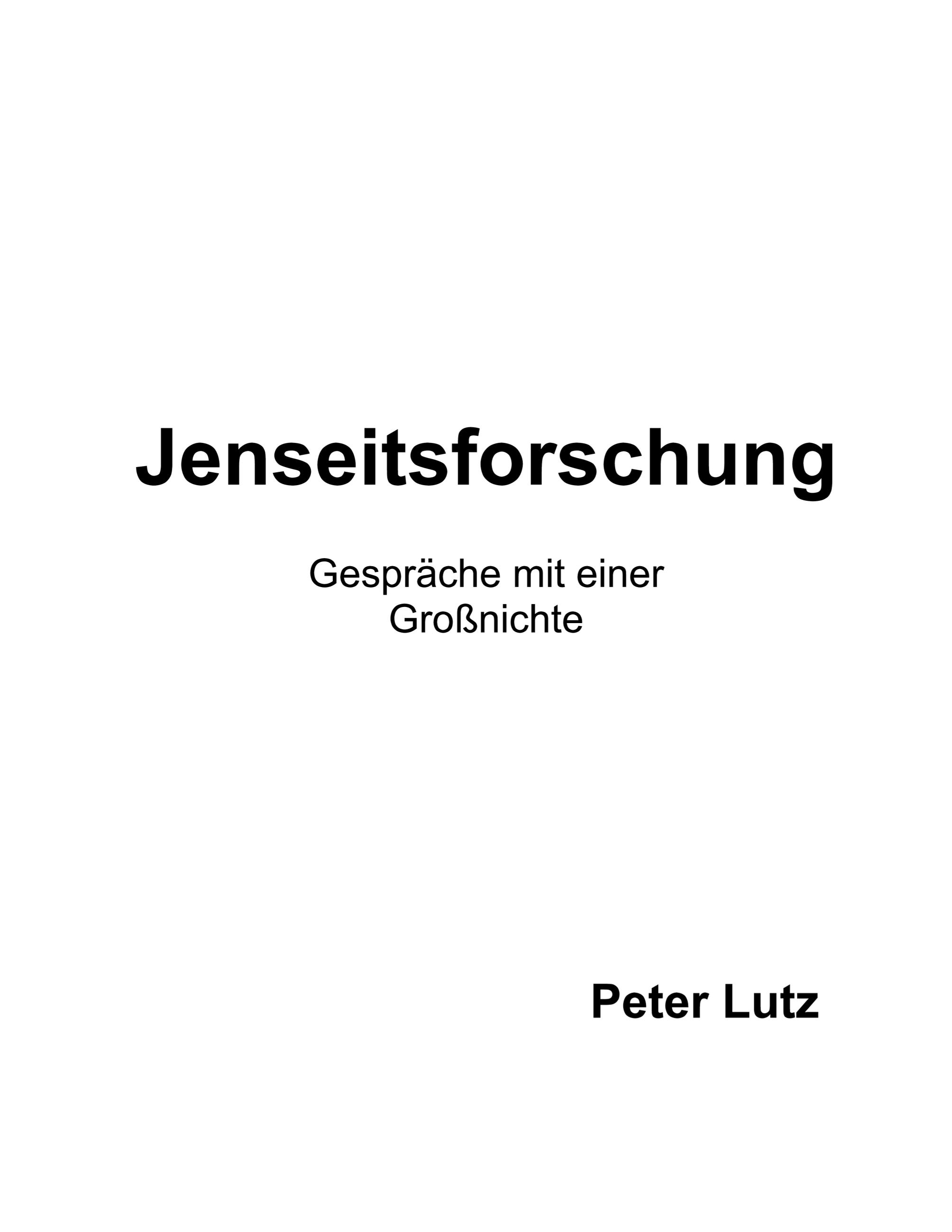 Vorderes Coverbild Jenseitsforschung