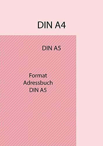 Beispielinhalt (Bild) Adressbuch mit Geburtstagskalender | Kontaktbuch in DIN A5| Telefonregister & Adressbuch mit Telefonnummer, Adresse, E-Mail | Telefonbuch rosa