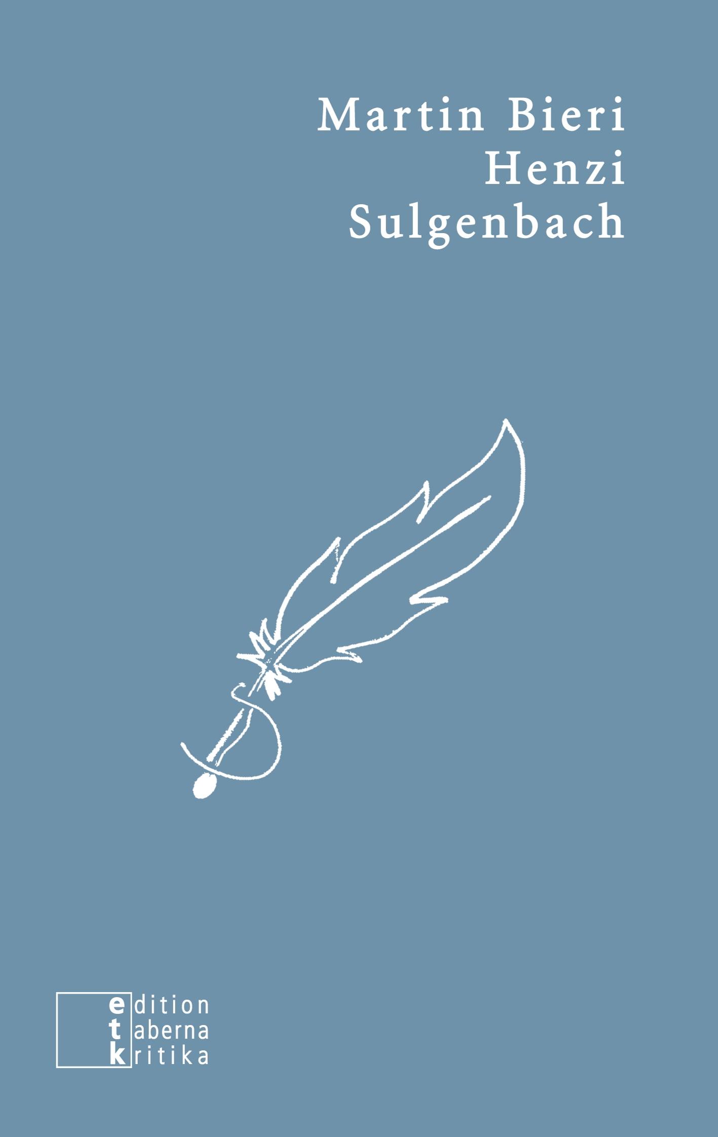 Vorderes Coverbild Henzi Sulgenbach