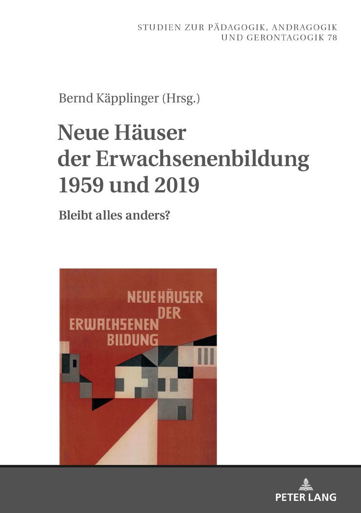 Vorderes Coverbild Neue Häuser der Erwachsenenbildung 1959 und 2019