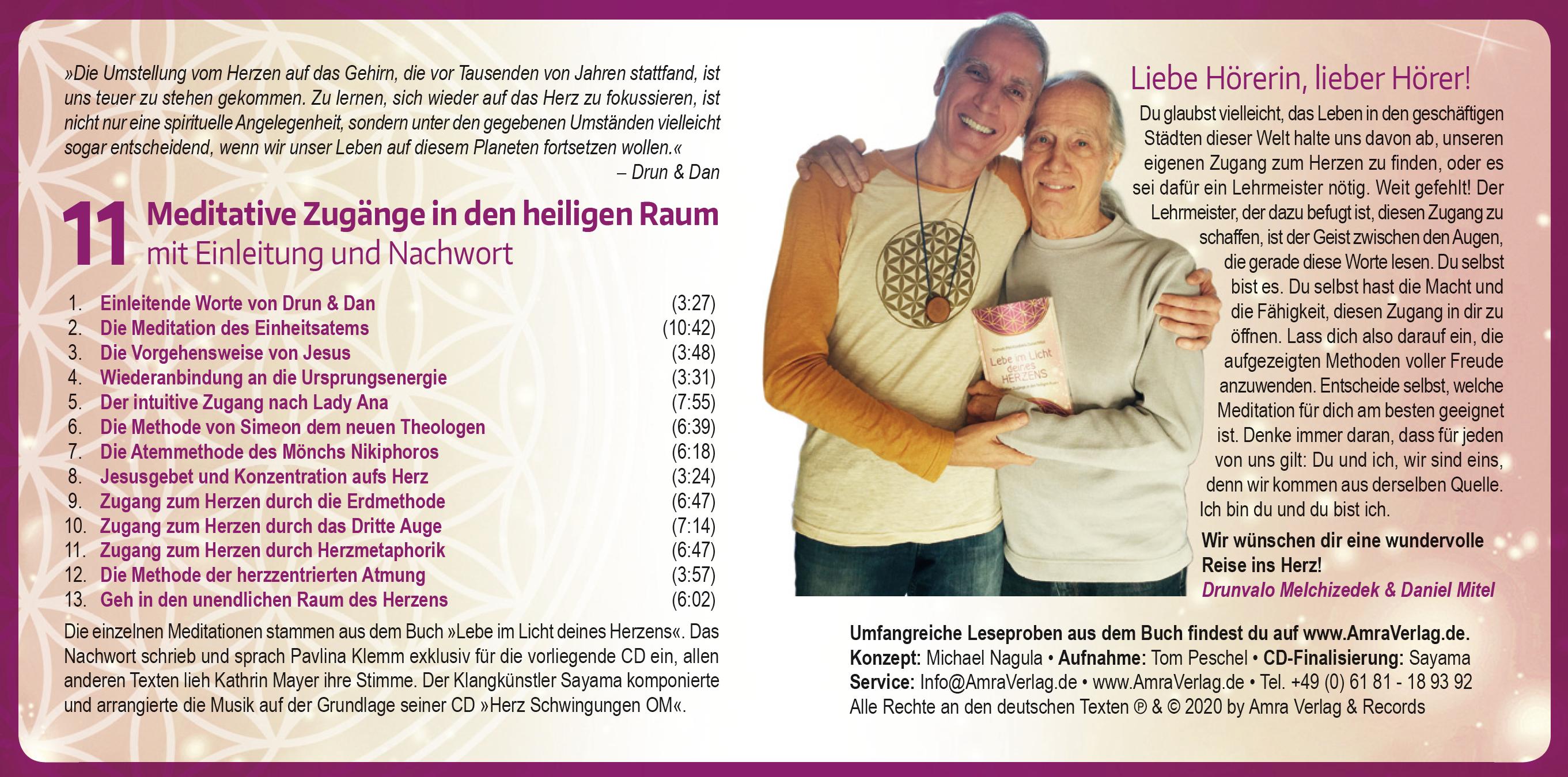 Beispielinhalt (Bild) Lebe im Licht deines Herzens